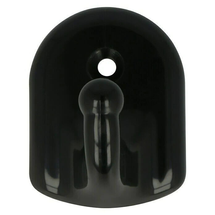 BAUHAUS Häfele Garderobenhaken Kunststoff, Schwarz 2 BAUHAUS Häfele Garderobenhaken Kunststoff, Schwarz – Bild 2