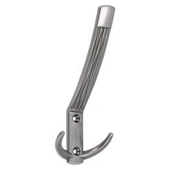 BAUHAUS Siro Garderobenhaken 2213/ZN29 L X B X H: 60 X 148 X 66 Mm, Anzahl Haken: 1 Stk., Silber