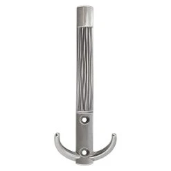 BAUHAUS Siro Garderobenhaken 2213/ZN29 L X B X H: 60 X 148 X 66 Mm, Anzahl Haken: 1 Stk., Silber -BAUHAUS Shop 12 2706