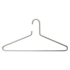 BAUHAUS Spinder Design Kleiderbügel Senza 6 Silber, Edelstahl