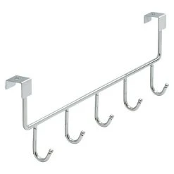 BAUHAUS Siro Türgarderobe 2378 L X H: 355 X 110 Mm, Anzahl Haken: 5 Stk., Verchromt -BAUHAUS Shop 12 2733