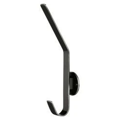 BAUHAUS Häfele Garderobenhaken L X B X H: 77 X 20 X 215 Mm, Schwarz