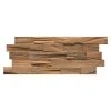 BAUHAUS Indo Holzpaneel 3D Wall Nature Bangkirai, 500 X 200 X 18 Mm, 5 Paneele