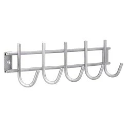 BAUHAUS Siro Garderobenleiste 380N1V1E L X B X H: 380 X 80 X 50 Mm, Anzahl Haken: 5 Stk.