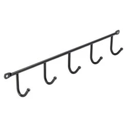 BAUHAUS Siro Garderobenleiste 2081-350 L X B X H: 350 X 53 X 32 Mm, Anzahl Haken: 5 Stk. -BAUHAUS Shop 12 2749