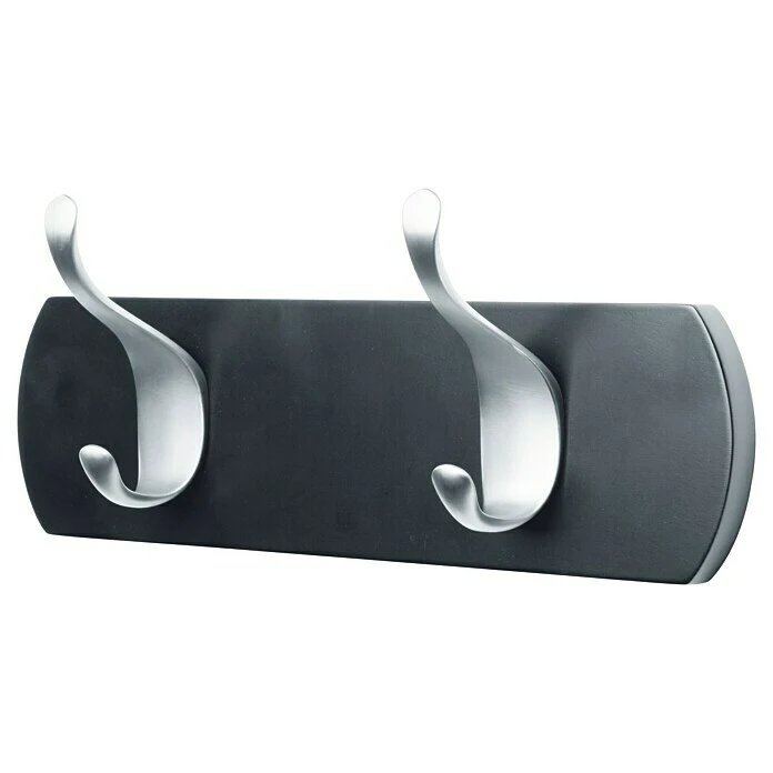 BAUHAUS Umbra Garderobenleiste Wave L X B X H: 23,4 X 9,5 X 6,3 Cm, Anzahl Haken: 2, Schwarz 1 BAUHAUS Umbra Garderobenleiste Wave L X B X H: 23,4 X 9,5 X 6,3 Cm, Anzahl Haken: 2, Schwarz