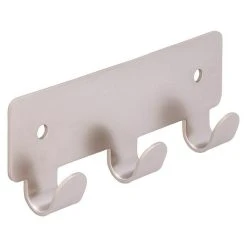 BAUHAUS Siro Hakenleiste L X H: 114 X 41 Mm, Anzahl Haken: 3 Stk., Vernickelt -BAUHAUS Shop 12 2806