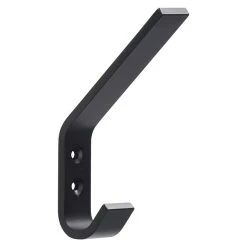 BAUHAUS Siro Garderobenhaken L X B X H: 19 X 120 X 75 Mm, Anzahl Haken: 1 Stk.