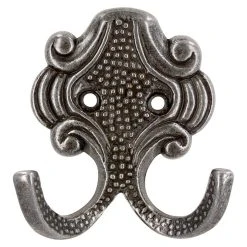 BAUHAUS Siro Garderobenhaken 431/ZN8 L X B X H: 61 X 65 X 28 Mm, Anzahl Haken: 1 Stk., Eisen - Antik