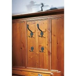 BAUHAUS Siro Garderobenhaken 431/ZN8 L X B X H: 61 X 65 X 28 Mm, Anzahl Haken: 1 Stk., Eisen - Antik -BAUHAUS Shop 12 2846