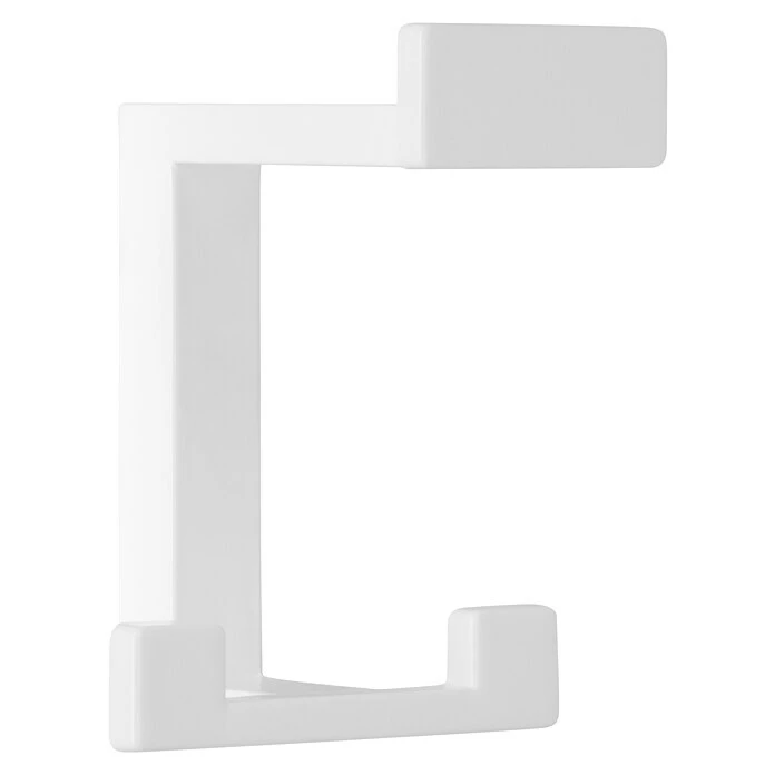 BAUHAUS Siro Garderobenhaken 2324/PB1 L X B X H: 70 X 92 X 80 Mm, Anzahl Haken: 3 Stk., Farbe: Weiß 1 BAUHAUS Siro Garderobenhaken 2324/PB1 L X B X H: 70 X 92 X 80 Mm, Anzahl Haken: 3 Stk., Farbe: Weiß
