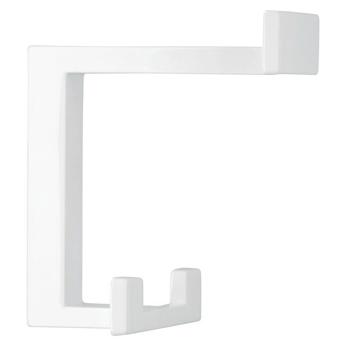 BAUHAUS Siro Garderobenhaken 2324/PB1 L X B X H: 70 X 92 X 80 Mm, Anzahl Haken: 3 Stk., Farbe: Weiß 2 BAUHAUS Siro Garderobenhaken 2324/PB1 L X B X H: 70 X 92 X 80 Mm, Anzahl Haken: 3 Stk., Farbe: Weiß – Bild 2