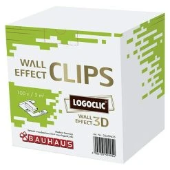 BAUHAUS LOGOCLIC Paneelkrallen Wall Effect 3D 100 Stk.