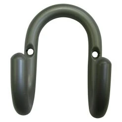 BAUHAUS Garderobenhaken Ausstattung: 2 Haken, Lochabstand: 50 Mm, Aluminium