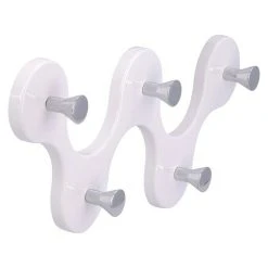 BAUHAUS Siro Hakenleiste 01047 Reinweiß L X H: 248 X 103 Mm, Anzahl Haken: 5 Stk. -BAUHAUS Shop 12 2924