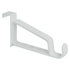 BAUHAUS Metaltex Türgarderobe L X B: 16,5 X 8 Cm, Anzahl Haken: 1 Stk., Weiß