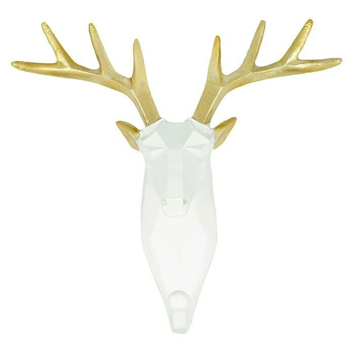 BAUHAUS Garderobenhaken Rentier L X B X H: 16 X 6,2 X 17 Cm, Weiß 2 BAUHAUS Garderobenhaken Rentier L X B X H: 16 X 6,2 X 17 Cm, Weiß – Bild 2