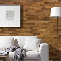 BAUHAUS Wodewa Echtholzriemchen 200 Nussbaum 200 X 50 Mm, 2 Mm - 6 Mm, 1 M², Strukturiert UV-geölt -BAUHAUS Shop 12 294