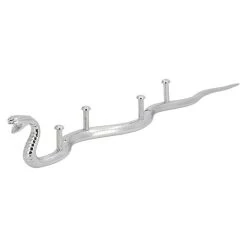 BAUHAUS Siro Hakenleiste 2088 Chrom L X H: 369 X 40 Mm, Anzahl Haken: 4 Stk. -BAUHAUS Shop 12 2966