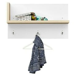 BAUHAUS CS Schmal Garderobenpaneel My Ell L X B X H: 22 X 86 X 50 Cm, Weiß -BAUHAUS Shop 12 2971