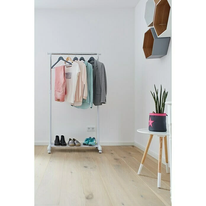 BAUHAUS Store It Kleiderwagen L X B: 44 X 84 Cm, Höhenverstellung: 101 Cm - 165 Cm 3 BAUHAUS Store It Kleiderwagen L X B: 44 X 84 Cm, Höhenverstellung: 101 Cm - 165 Cm – Bild 3