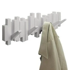 BAUHAUS Umbra Garderobenleiste L X B X H: 49,2 X 3 X 18 Cm, Anzahl Haken: 5 Stk., Grau 5 BAUHAUS Umbra Garderobenleiste L X B X H: 49,2 X 3 X 18 Cm, Anzahl Haken: 5 Stk., Grau -BAUHAUS Shop 12 3023