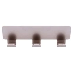 BAUHAUS Siro Hakenleiste 2178-114ZN4KV1S 114 X 16 Mm, Anzahl Haken: 3 Stk., Vernickelt Matt -BAUHAUS Shop 12 3045