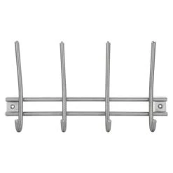 BAUHAUS Siro Garderobenleiste 2196-300N1V L X B X H: 300 X 160 X 50 Mm, Anzahl Haken: 4 Stk.