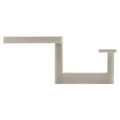 BAUHAUS Siro Garderobenhaken 2434/ZN21 L X B X H: 52 X 101 X 43 Mm, Anzahl Haken: 3 Stk. -BAUHAUS Shop 12 3084