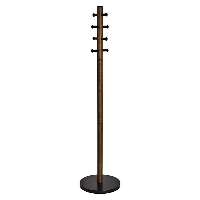 BAUHAUS Umbra Garderobenständer Pillar Ø X H: 40 X 168 Cm, Anzahl Haken: 8 Stk., Walnuss 1 BAUHAUS Umbra Garderobenständer Pillar Ø X H: 40 X 168 Cm, Anzahl Haken: 8 Stk., Walnuss
