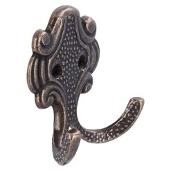 BAUHAUS Siro Garderobenhaken 431/ZN10 L X B X H: 61 X 65 X 28 Mm, Anzahl Haken: 1 Stk., Messing - Antik -BAUHAUS Shop 12 3094