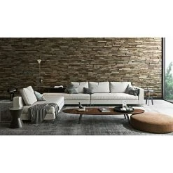 BAUHAUS Indo Holzpaneel 3D Wall Elegance Nature Teak, 500 X 200 X 10 Mm, 10 Paneele -BAUHAUS Shop 12 335