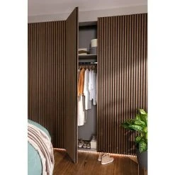 BAUHAUS FibroTech Akustikpaneel Basic Smoked Oak, 2.440 X 605 X 22 Mm, 1 Paneel 10 BAUHAUS FibroTech Akustikpaneel Basic Smoked Oak, 2.440 X 605 X 22 Mm, 1 Paneel -BAUHAUS Shop 12 349