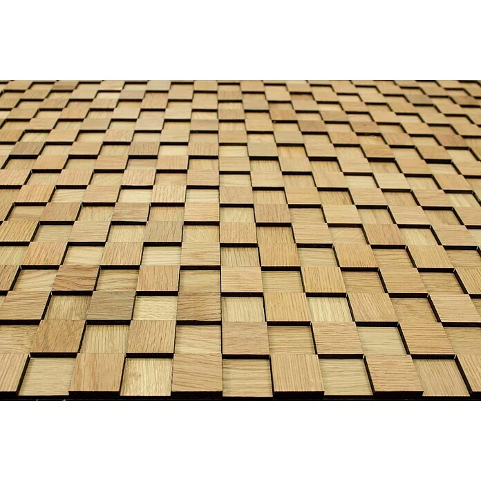 BAUHAUS Wodewa Holzmosaik 30 Eiche 300 X 300 Mm, Stärke: 2 Mm - 6 Mm, 1 Matte 3 BAUHAUS Wodewa Holzmosaik 30 Eiche 300 X 300 Mm, Stärke: 2 Mm - 6 Mm, 1 Matte – Bild 3