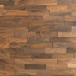 BAUHAUS Wodewa Echtholzriemchen 200 Nussbaum 200 X 50 Mm, 2 Mm - 6 Mm, 1 M², UV-geölt