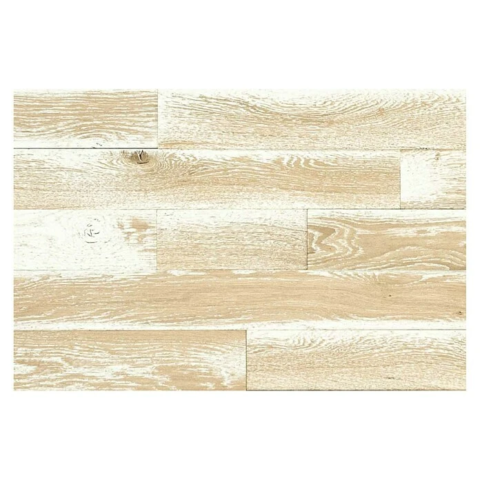 BAUHAUS Wodewa Echtholzriemchen 1000 Shabby Look 1.000 X 100 Mm, Stärke: 3 Mm - 6 Mm, 1 M², Verklebung 2 BAUHAUS Wodewa Echtholzriemchen 1000 Shabby Look 1.000 X 100 Mm, Stärke: 3 Mm - 6 Mm, 1 M², Verklebung – Bild 2