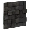 BAUHAUS Holzpaneel Pino Buche, Carbon Ombre, 380 X 380 Mm, Stärke: 12 Mm - 20 Mm, 4 Paneele