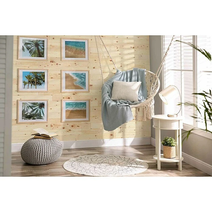 BAUHAUS Wodewa Echtholzriemchen 1000 Zirbe 1.000 X 100 Mm, Stärke: 3 Mm - 6 Mm, 1 M², Verklebung 5 BAUHAUS Wodewa Echtholzriemchen 1000 Zirbe 1.000 X 100 Mm, Stärke: 3 Mm - 6 Mm, 1 M², Verklebung – Bild 5