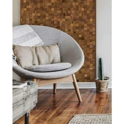 BAUHAUS Wodewa Holzmosaik 50 Nussbaum 300 X 300 Mm, Stärke: 2 Mm - 6 Mm, 1 Matte -BAUHAUS Shop 12 531