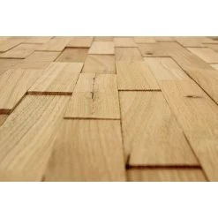 BAUHAUS Wodewa Echtholzriemchen 200 Eiche Rustikal 200 X 50 Mm, Stärke: 2 Mm - 6 Mm, 1 M², Strukturiert Unbehandelt -BAUHAUS Shop 12 540