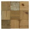 BAUHAUS Wodewa Holzmosaik 100 Original Altholz 300 X 300 Mm, Stärke: 3 Mm - 6 Mm, 1 Matte