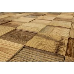 BAUHAUS Wodewa Holzmosaik 100 Original Altholz 300 X 300 Mm, Stärke: 3 Mm - 6 Mm, 1 Matte -BAUHAUS Shop 12 558