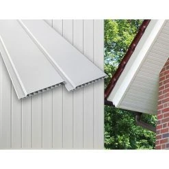 BAUHAUS BaukulitVox Basic-Line Verkleidungspaneel B10 Weiß, 3.000 X 108 X 8 Mm -BAUHAUS Shop 12 56