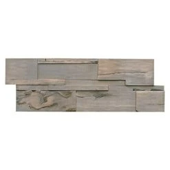 BAUHAUS Indo Holzpaneel 3D Wall Driftwood Molucca Sea Hevea, 560 X 200 X 10 Mm, 9 Paneele