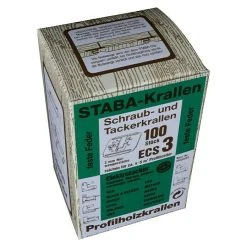 BAUHAUS Staba Schraub- & Tackerkrallen ECS 3 Stärke Nutwange: 3 Mm, 100 Stk.