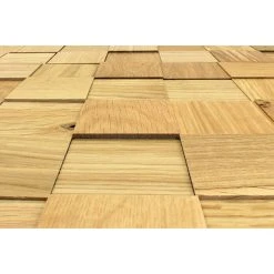 BAUHAUS Wodewa Holzmosaik 50 Eiche 300 X 300 Mm, Stärke: 5 Mm - 8 Mm, 1 Matte, UV-geölt -BAUHAUS Shop 12 590