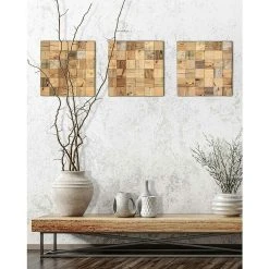 BAUHAUS Wodewa Holzmosaik 50 Original Altholz 300 X 300 Mm, Stärke: 5 Mm - 8 Mm, 1 Matte -BAUHAUS Shop 12 621