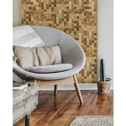 BAUHAUS Wodewa Holzmosaik 50 Original Altholz 300 X 300 Mm, Stärke: 5 Mm - 8 Mm, 1 Matte -BAUHAUS Shop 12 622