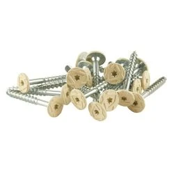 BAUHAUS FibroTech Schrauben TX 20 Ø X L: 5 X 45 Mm, 100 Stk., Hellelfenbein