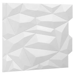 BAUHAUS Palram - Innovera Décor Wandpaneel Gletscher Weiß, 61 X 61 Cm